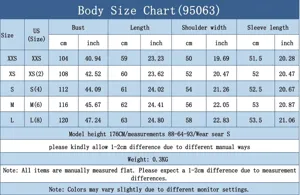 Detailed body size chart for women's racing jacket showing bust and sleeve length