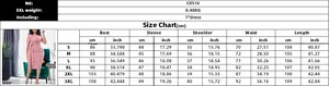 Detailed size chart for pink ruched OL dress with bodycon fit and waist belt