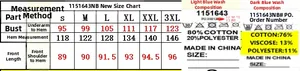 Detailed size guide and fabric care instructions for women's summer denim strap dress