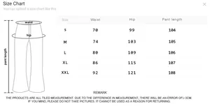 Size chart for women high waist A-line skirt with waist, hip and length details