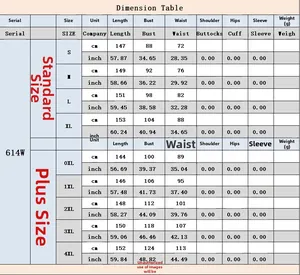 Size chart for V-neck maxi dress showing bust and waist measurements in cm and inches