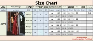 Size chart for halter lace dress showing measurements in S/M/L/XL for perfect fit guidance