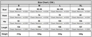 Detailed size chart for lace backless dress showing bust, waist, and hip measurements