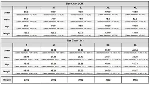 Guide des tailles détaillé en CM et IN pour robe longue d'été imprimée avec grand ourlet