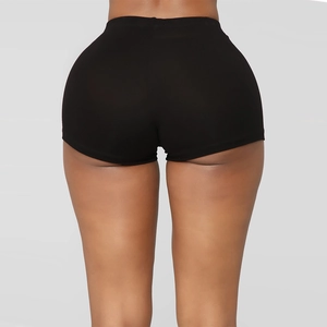 Dames Sexy Strakke Butt Lifting Yogabroek Hoge Elasticiteit Sport Training Shorts Effen Kleur Nylon Spandex Gym Fitness Mini Bottom