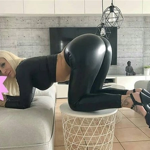 Women Sexy High Waist Faux Leather Leggings Hip Lifting PU Shiny Matte Slim Pencil Pants Stretchy Skinny Trousers S-5XL