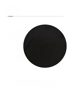 Close-up of soft skin-friendly black fabric with detailed fine woven texture of the dress