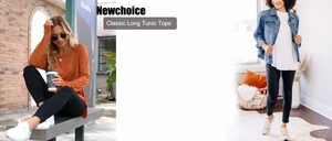 Close-up of casual women's V-neck tunic top showing chenille fabric texture and stitching