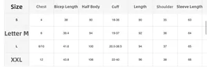 Size chart for V-neck lantern sleeve mini dress with detailed measurements for S to XL