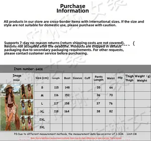 Detailed size chart for women ruffle sleeveless two piece set with measurements in cm