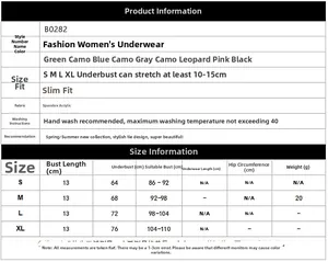 Tableau des tailles détaillé pour haut bustier femme avec mesures du S au XL