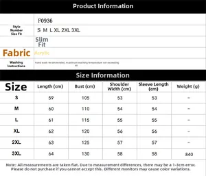 Detailed size chart for women faux fur jacket with length, chest, and sleeve measurements