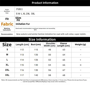 Tableau des tailles détaillé pour manteau homme en simili cuir, mesures du S au 3XL