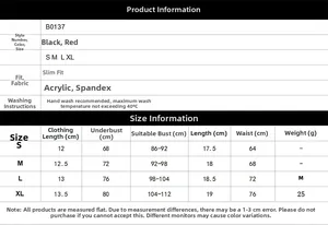Detailed size chart for lace lingerie set including bust and waist measurements in S-XL