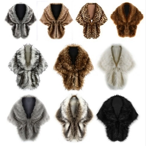 Collection de capes en fausse fourrure de lapin pour femme en divers coloris et motifs léopard