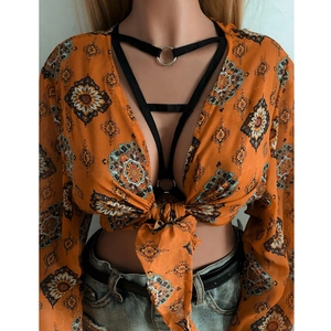 Harnais de Corps Sexy pour Femmes Style Gothique Punk Top Élastique en Élasthanne et Acrylique Accessoire de Bijoux de Mode