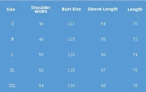 Tableau des tailles détaillé pour ensemble Henley homme en lin et coton de S à XXL