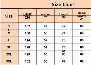 Tabella taglie per felpa unisex in pile con misure di torace, spalle e lunghezza totale