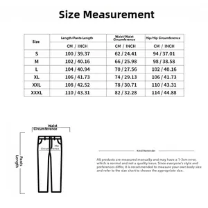 Guide des tailles détaillé pour ensemble sweat NEW YORK, mesures allant du S au 3XL inclus