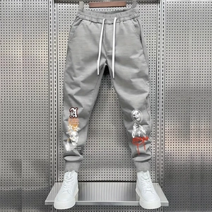 Herren High Street Hip Hop Jogginghose Amerikanischer Stil Grafikdruck Locker Sweatpants Bündchen Freizeit Sport Hose
