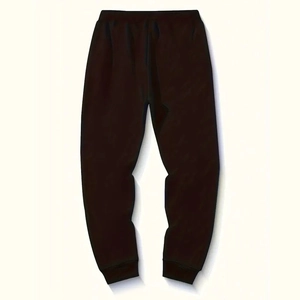 Schwarze Herren Jogginghose im Hip-Hop-Stil mit elastischem Bund und Kordelzug