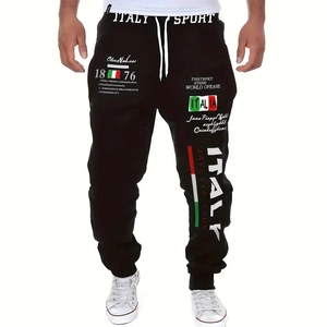 Pantalon de Jogging pour Hommes High Street Américain avec Graphisme 3D Impression Italie Coupe Ample en Polyester Tendance