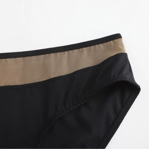 Französische sexy nahtlose Mesh-Unterwäsche für Damen mit atmungsaktivem Low-Waist-Lift