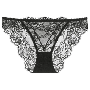 Bragas de Encaje Francés Sexy para Mujer Cintura Baja Patrón Floral Ultra Finas Entrepierna de Algodón Transpirable