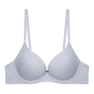 Soutien-gorge violet clair sans couture à bonnet plein avec bretelles réglables
