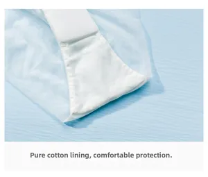 Vue détaillée de la doublure intérieure en pur coton doux sur lingerie en tulle