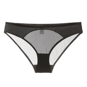 Slips Sexy Français en Maille et Satin pour Femmes Ultra Minces Respirants Taille Basse Avec Entrejambe en 100% Coton Lingerie