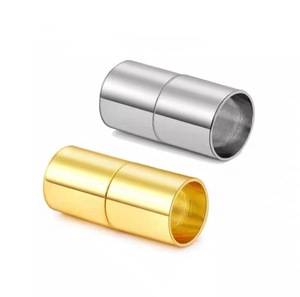 Magnetic jewelry clasps in gold and silver finish for DIY bracelet and necklace making