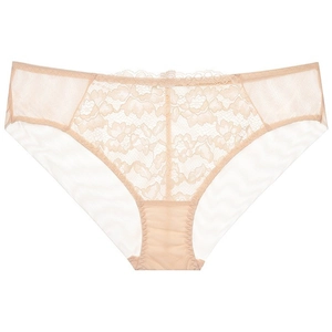 Damen Sexy Spitze Unterhosen Mesh Atmungsaktiv Blumen Bestickt Briefs Niedrige Taille Lingerie Weiche Baumwolle Schritt Komfort