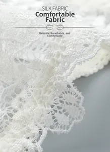Detailed macro view of white floral silk lace fabric with breathable mesh texture