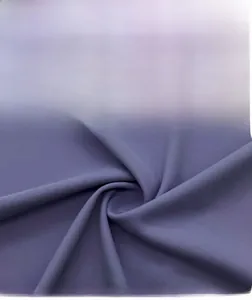 Detail of double-sided brushed fabric in dark purple made of nylon and spandex blend