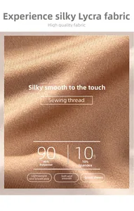 Macro detail of breathable champagne knit fabric with 90% polyester and 10% spandex
