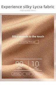 Macro view of bronze seamless fabric texture with 90% polyester and 10% spandex blend
