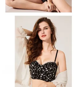 Détails du soutien-gorge en dentelle avec armature mémoire pour le maintien