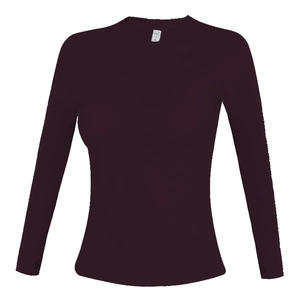 Women Seamless Long Sleeve Yoga Top Quick-Dry Athletic Gym Running Shirt With Thumbholes Round Neck Tight Fit Sports Top