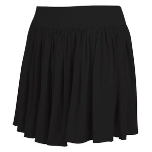 Jupe de tennis plissée noire à taille haute pour le yoga et le sport décontracté