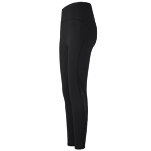 Leggings de yoga taille haute noirs pour femmes avec panneaux amincissants et push-up