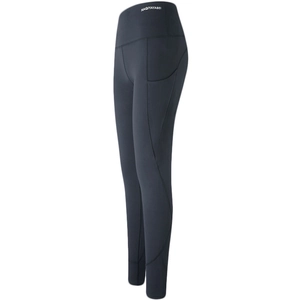 High-waisted tummy control yoga pants with side pockets and elastic slimming fit