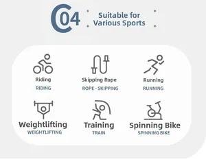 Infographie montrant un pantalon de sport femme pour le vélo, la course et l'entraînement