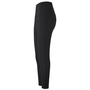 Vue latérale du legging yoga taille haute avec effet sculptant et compression