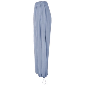 Bas de Yoga Ample à Taille Haute pour Femmes Pantalon de Sport Respirant Avec Rayures Latérales Et Cordon de Serrage