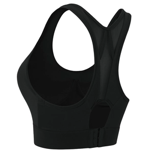 Soutien-gorge de sport à fort impact avec dos nageur en mesh et fermeture réglable