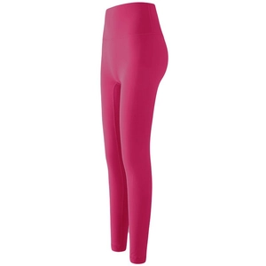 Pantalon de Yoga Taille Haute pour Femmes Leggings Push Up Sexy Couleur Unie Tights de Fitness pour Entraînement Gym