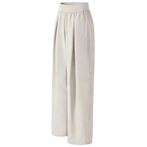 Pantaloni da Yoga a Gamba Larga a Vita Alta da Donna Traspiranti ad Asciugatura Rapida Vestibilità Larga Pantaloni Sportivi