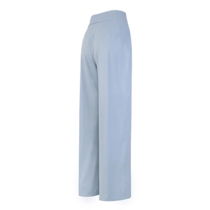 Pantaloni da Yoga a Vita Alta a Gamba Larga da Donna in Nylon Elastan Vestibilità Larga Pantaloni Dritti per Fitness Corsa Allenamento Tinta Unita