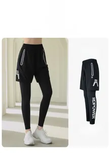Dettaglio dell'abbigliamento sportivo RDPOWER con cerniera riflettente e fori traspiranti